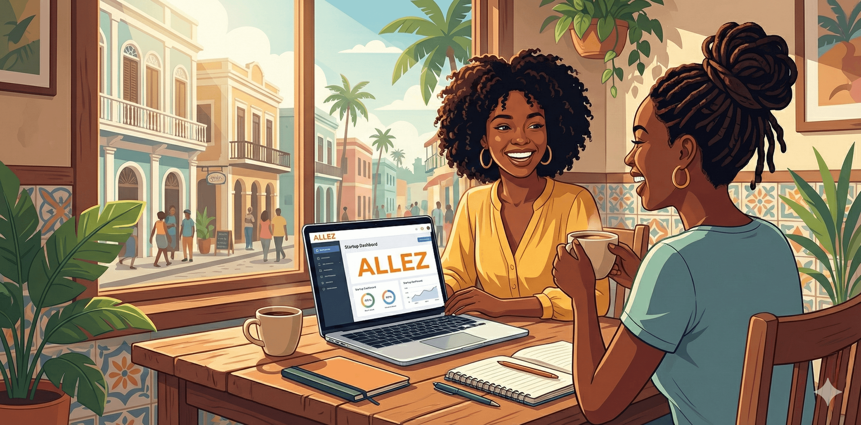 Founders with coffee